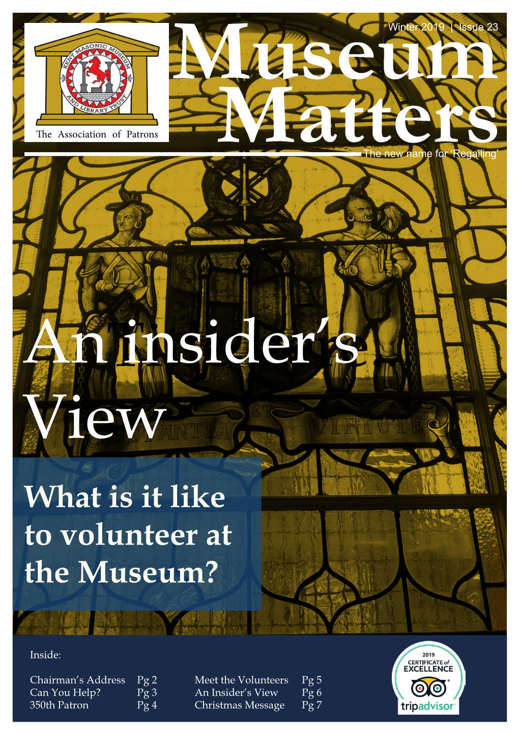 Museum Matters Issue 23 Winter 2019