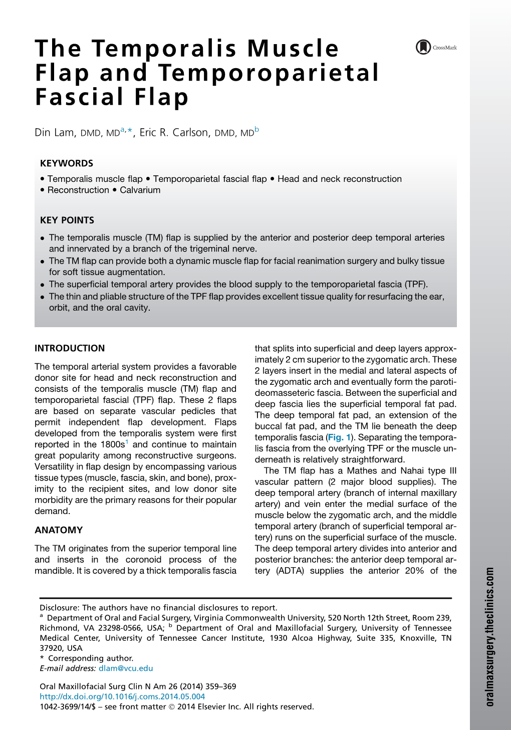 The Temporalis Muscle Flap and Temporoparietal Fascial Flap