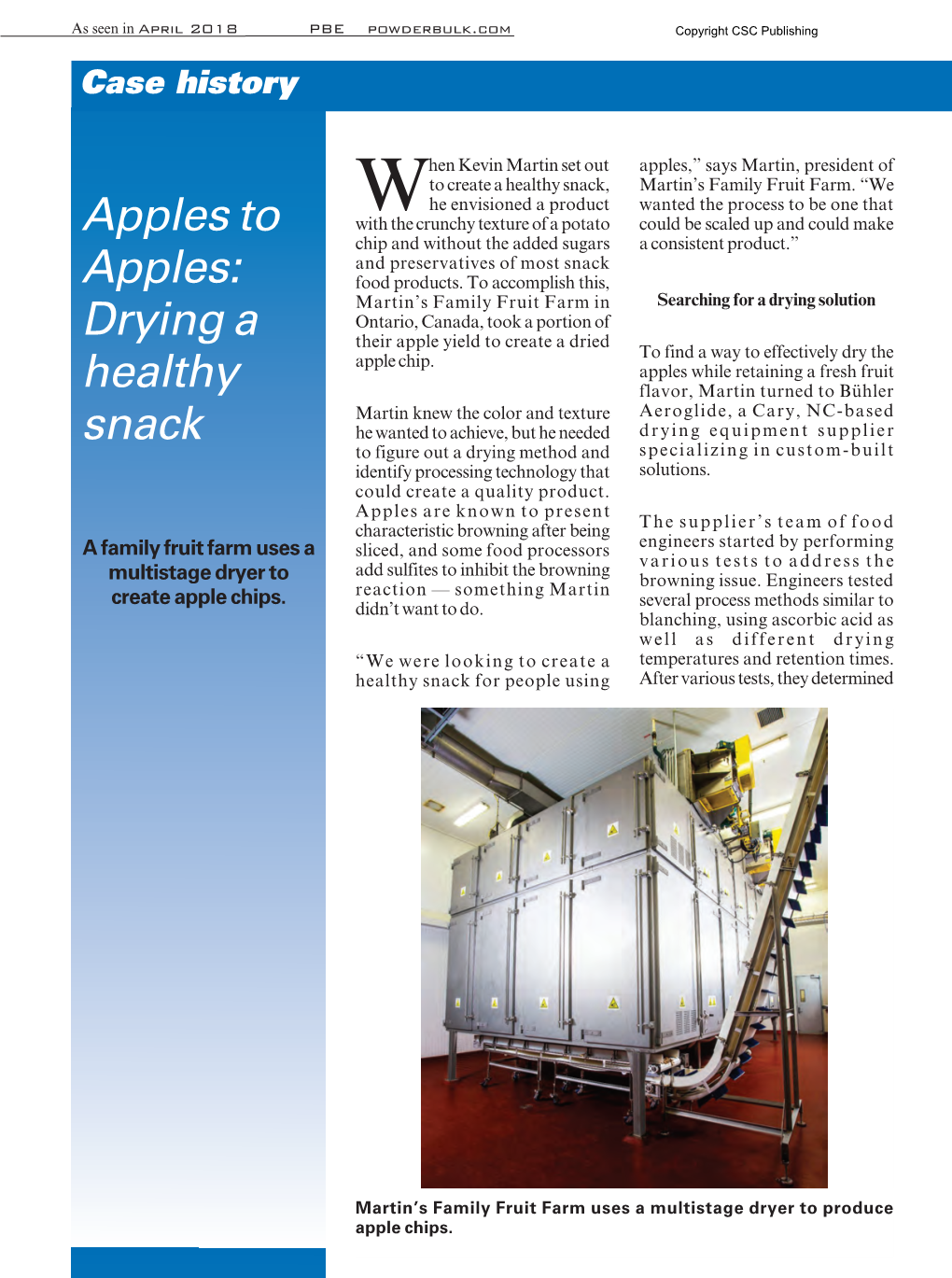 Apples to Apples: Drying a Healthy Snack