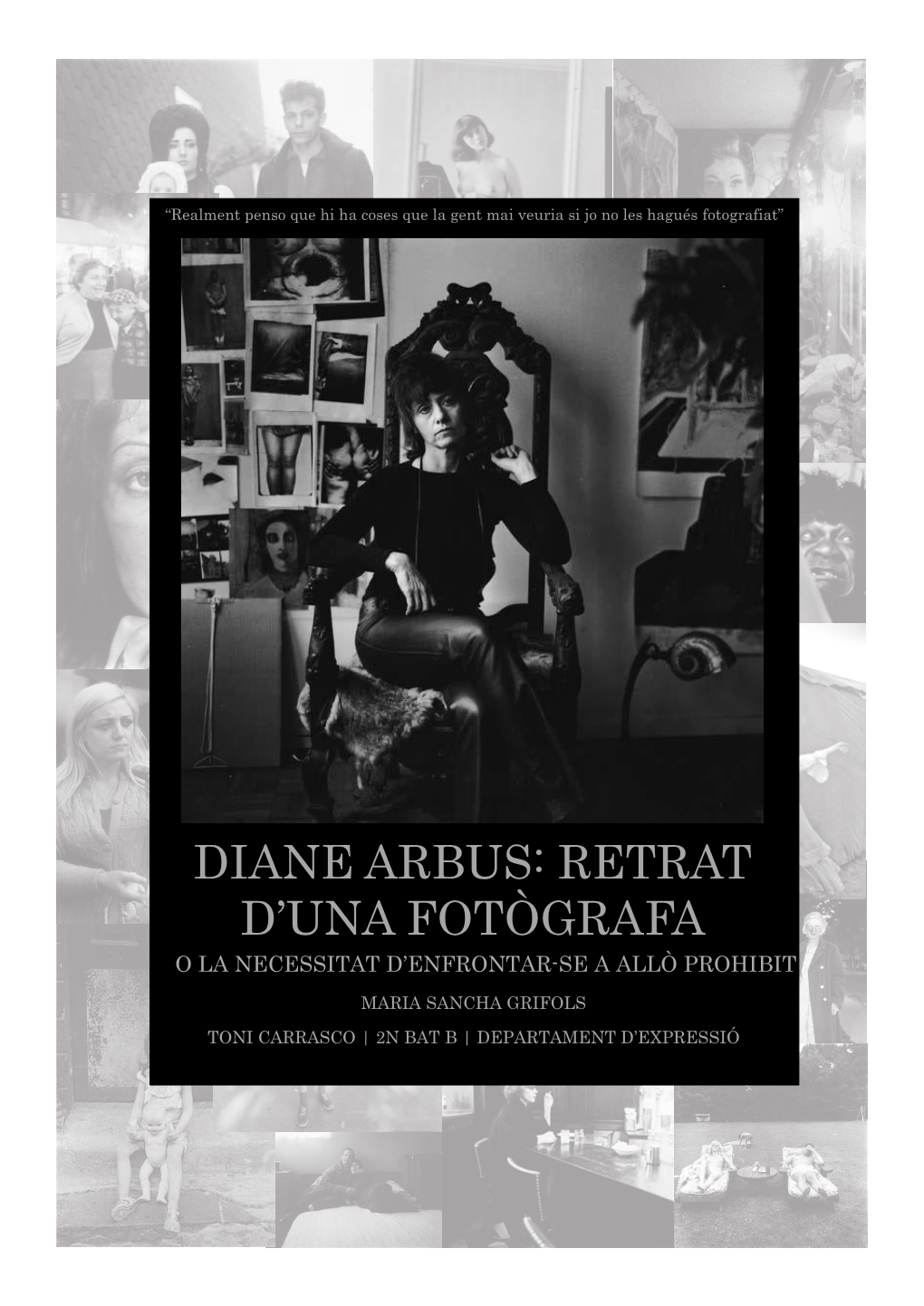 Diane Arbus: Retrat D'una Fotògrafa