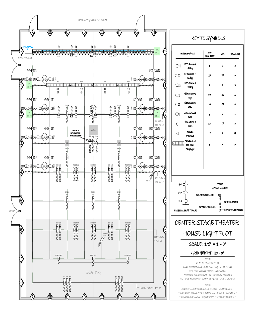 Center Stage Theater House Light Plot NEW.Mcd