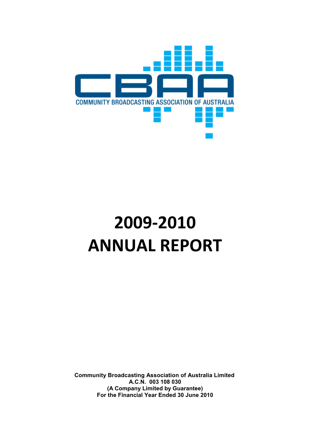 2009-2010 Annual Report