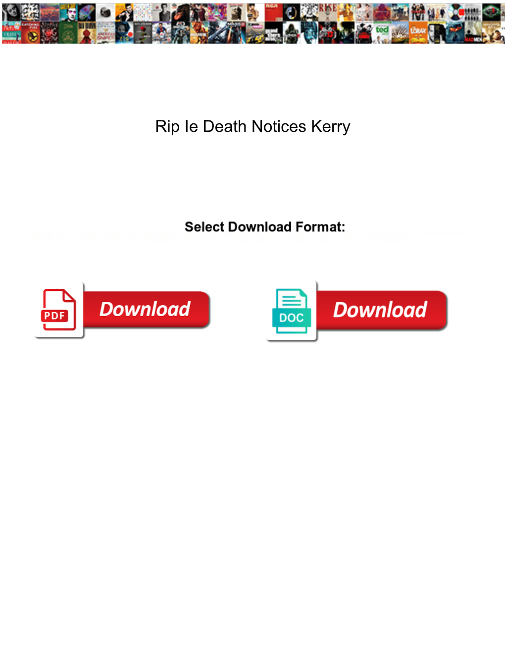 Rip Ie Death Notices Kerry