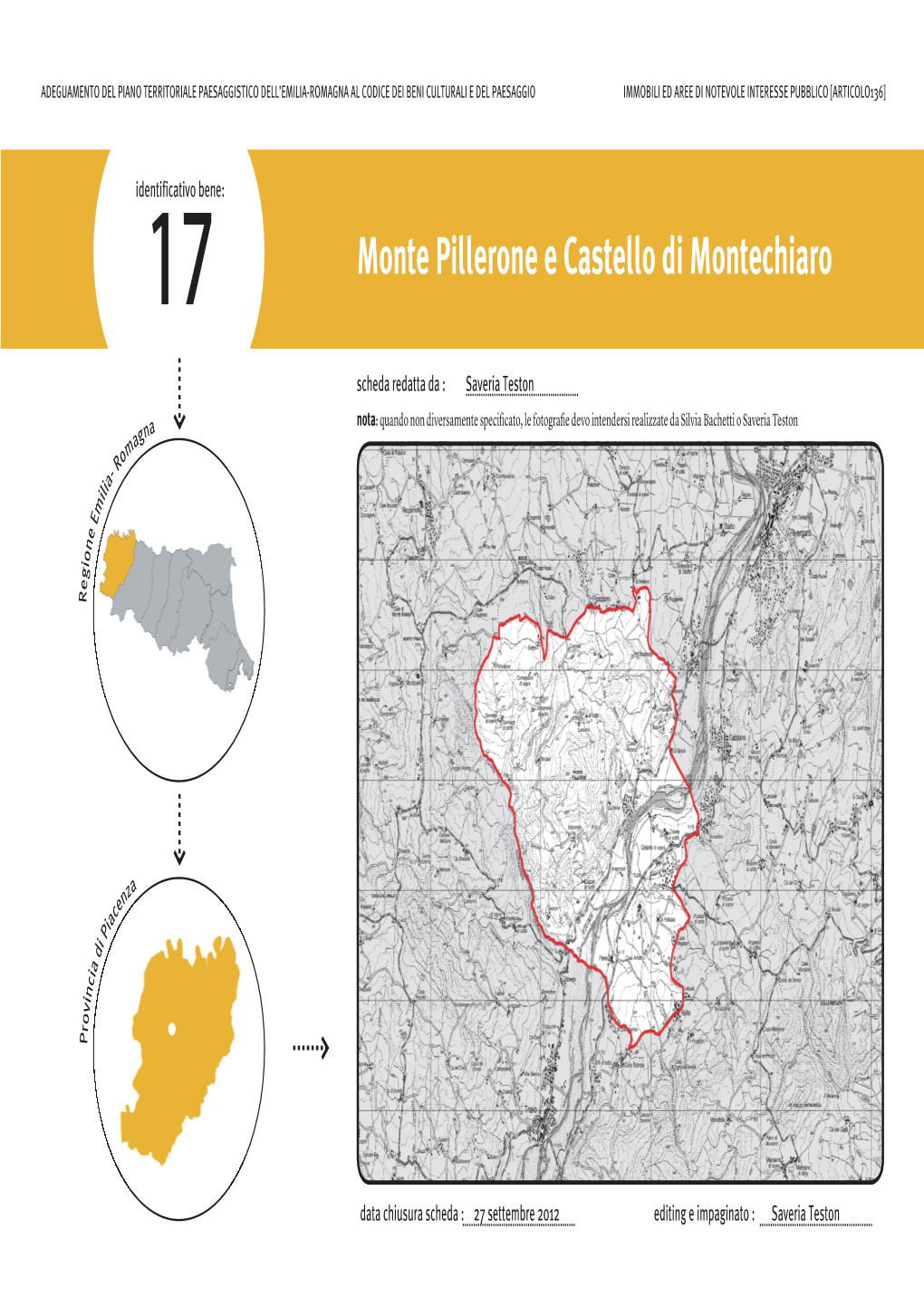 Monte Pillerone E Castello Di Montechiaro