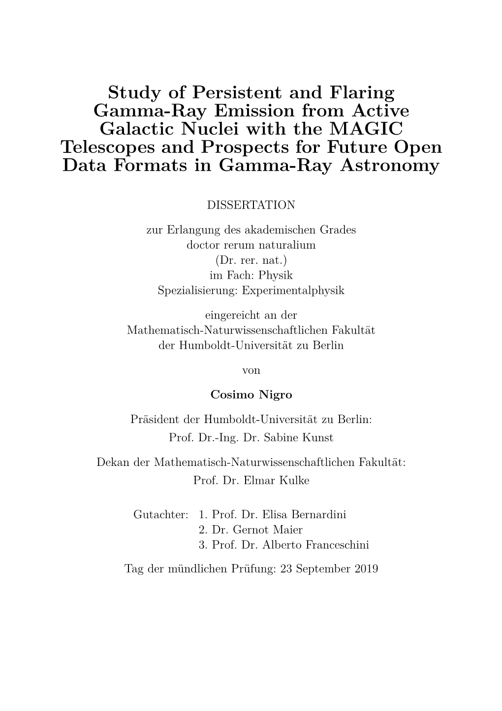 Dissertation Nigro Cosimo.Pdf