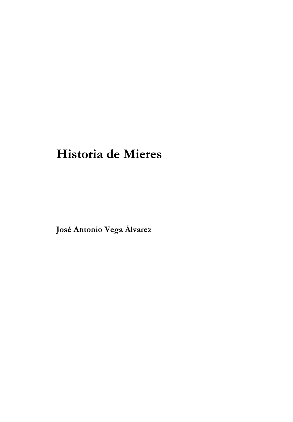 Historia De Mieres