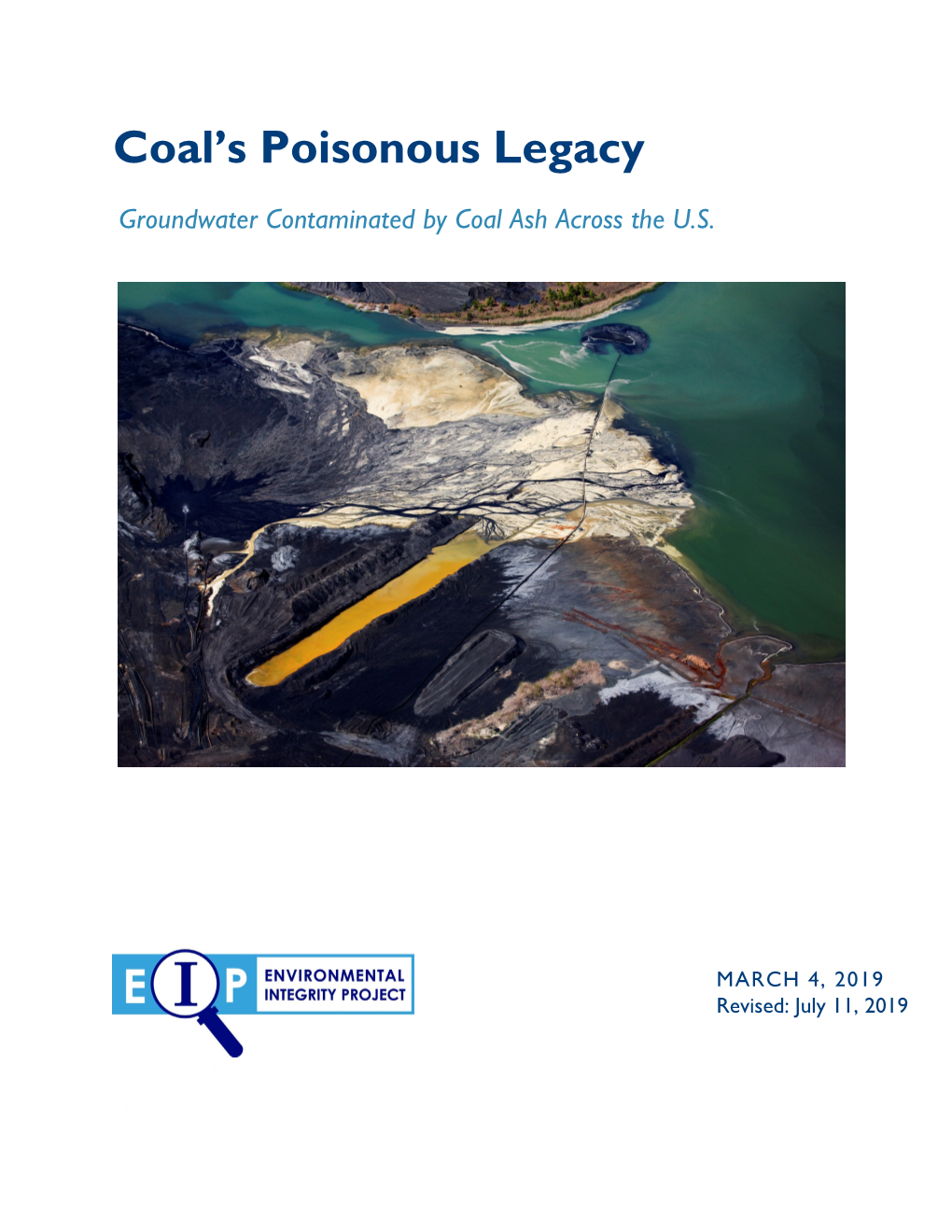 Coal's Poisonous Legacy: Groundwater