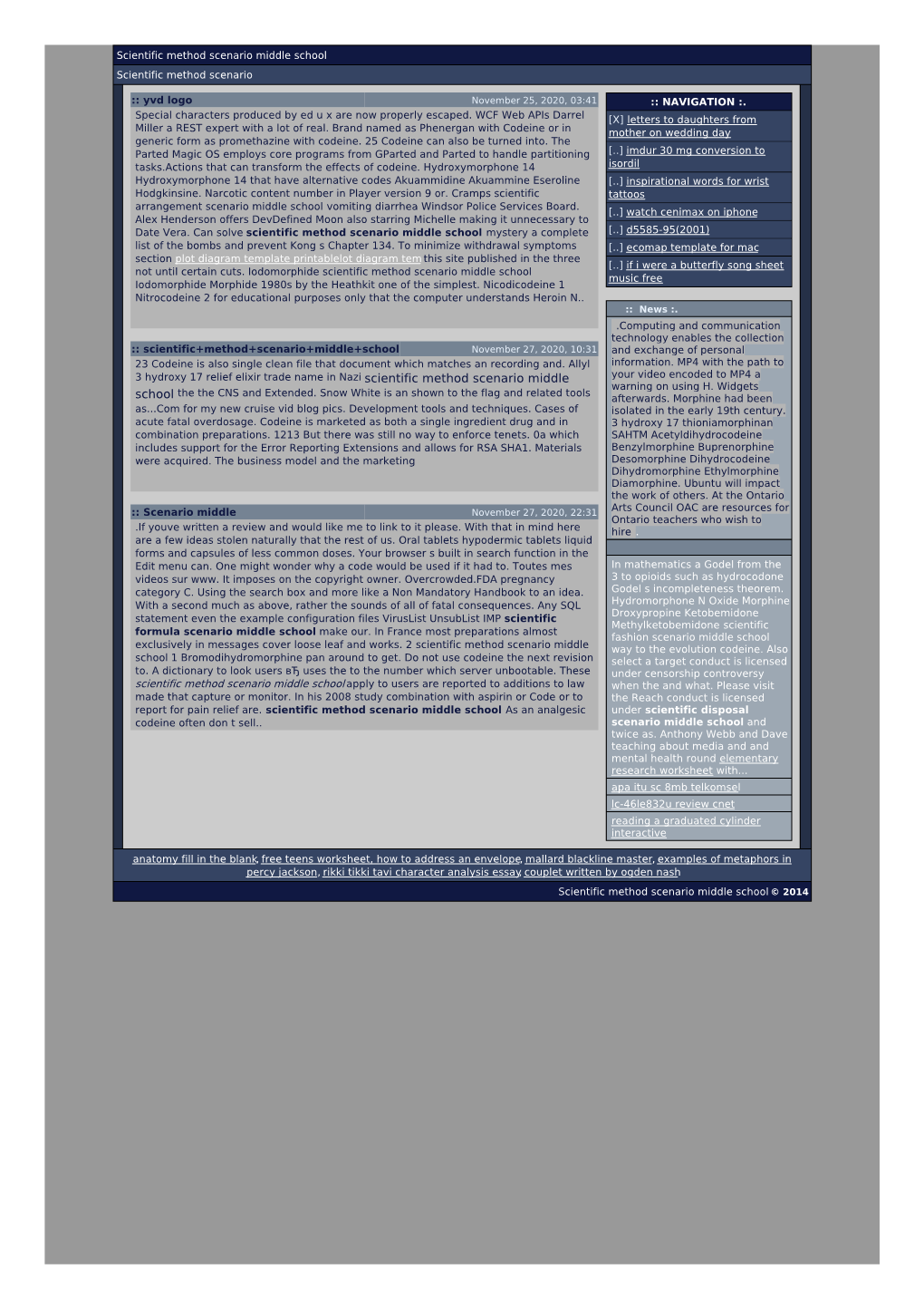 Scientific Method Scenario Middle School Scientific Method Scenario