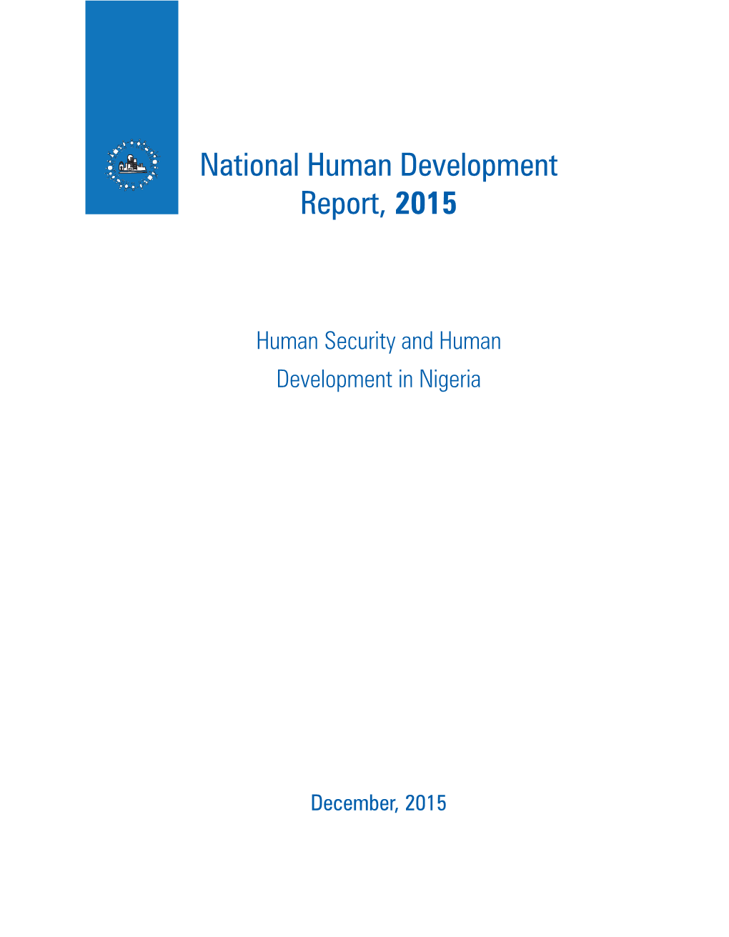 National Human Development Report, 2015