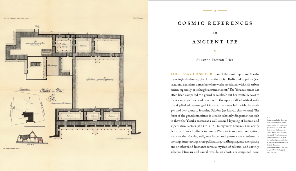 COSMIC REFERENCES in ANCIENT IFE