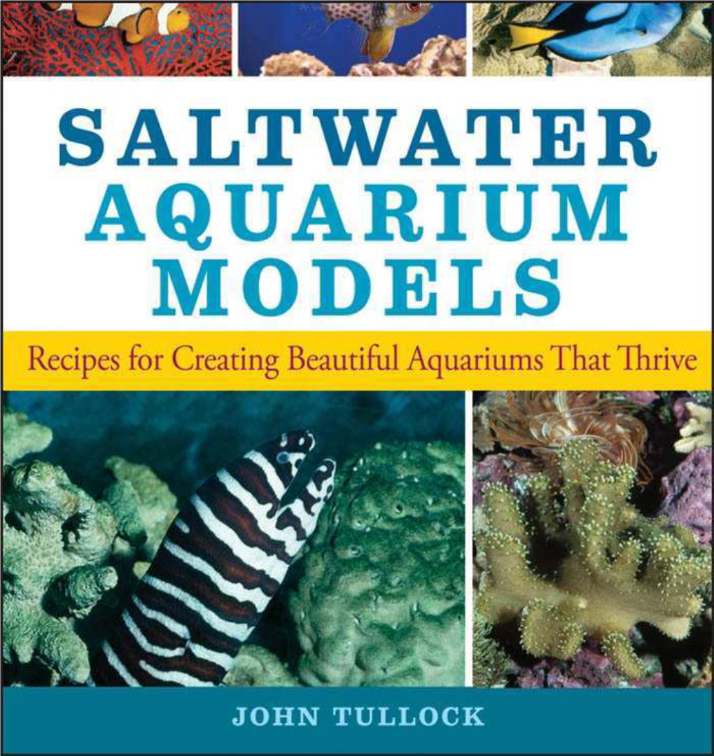 Part I SALTWATER AQUARIUM BASICS