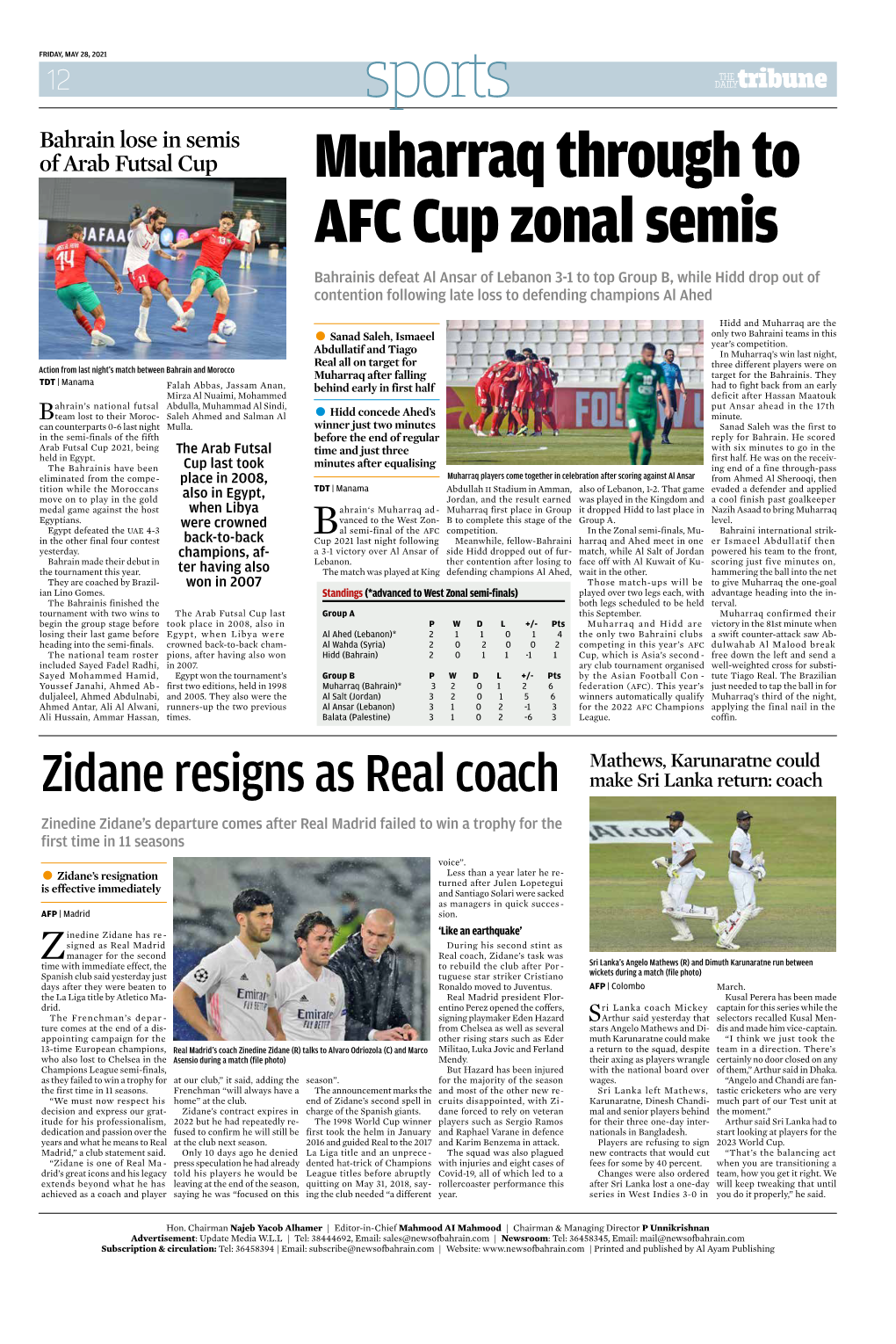 Muharraq Through to AFC Cup Zonal Semis