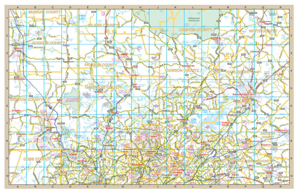 Bartow County Cherokee County Cobb County