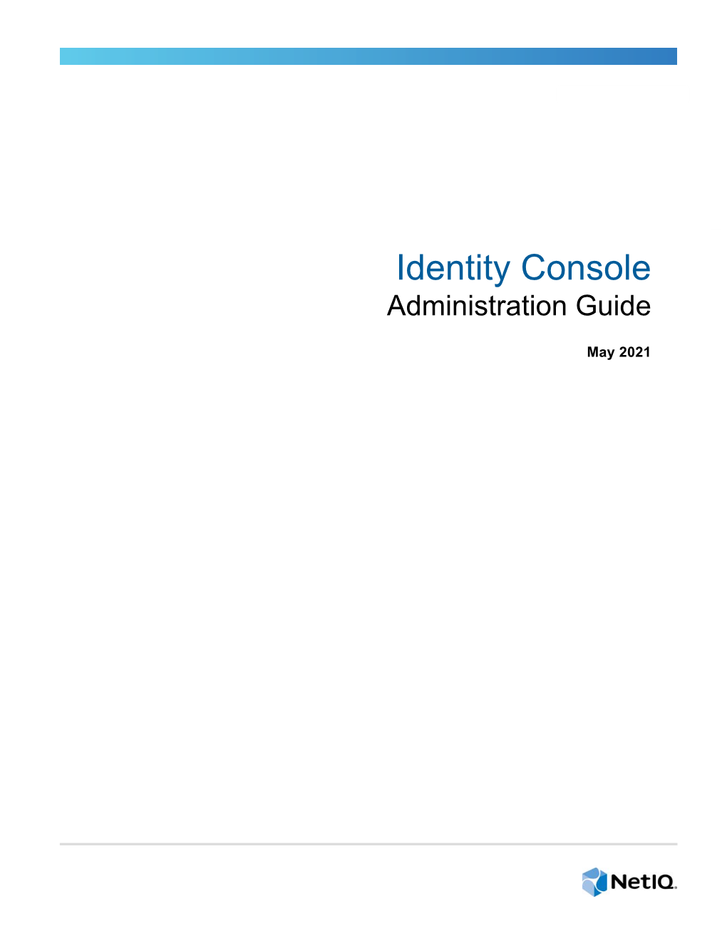 Identity Console Administration Guide