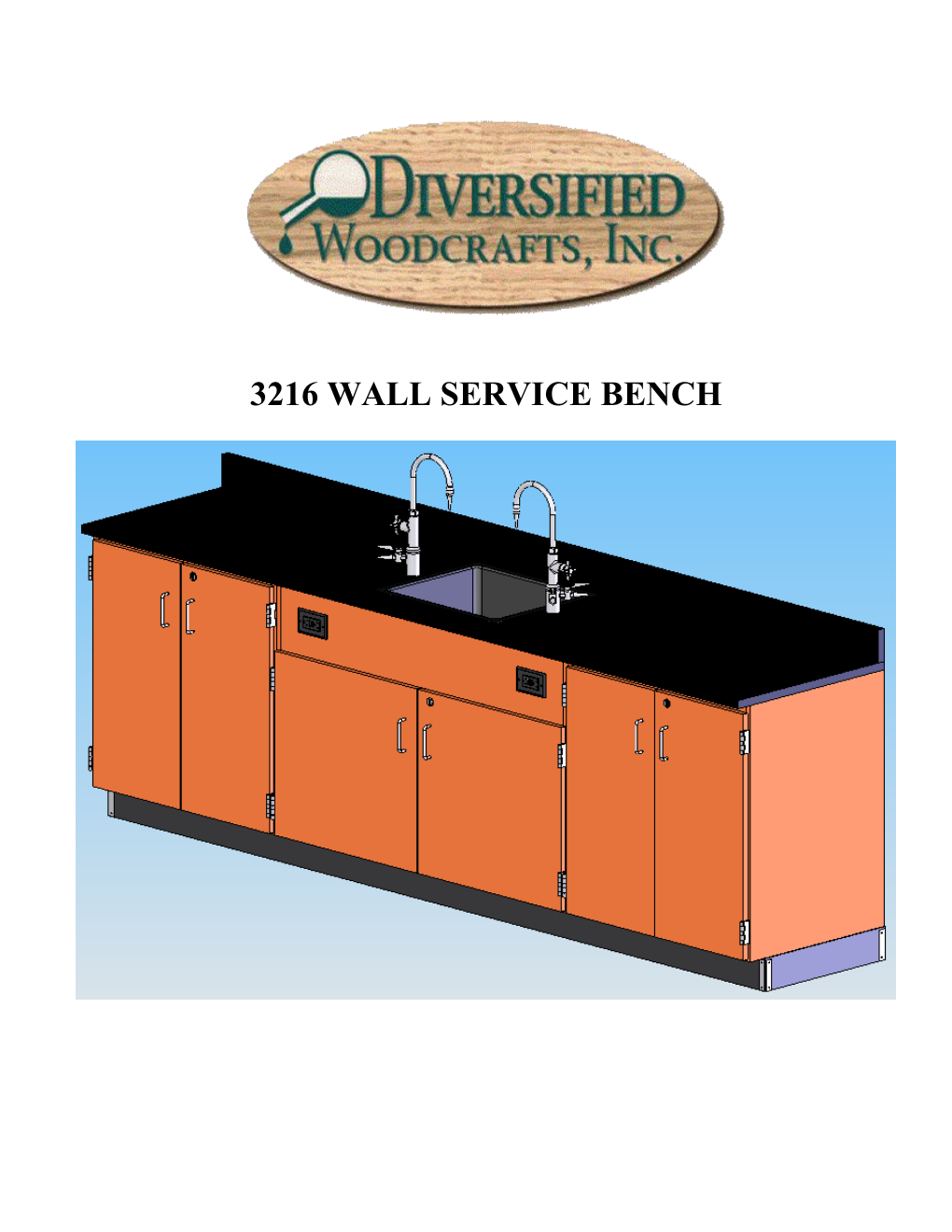 3216 Wall Service Bench Table of Contents