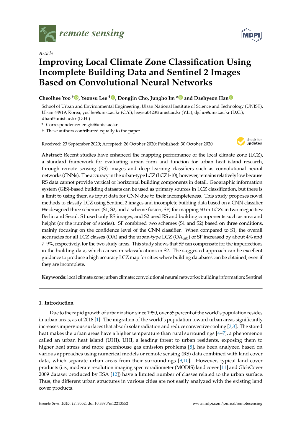 Improving Local Climate Zone Classification Using Incomplete