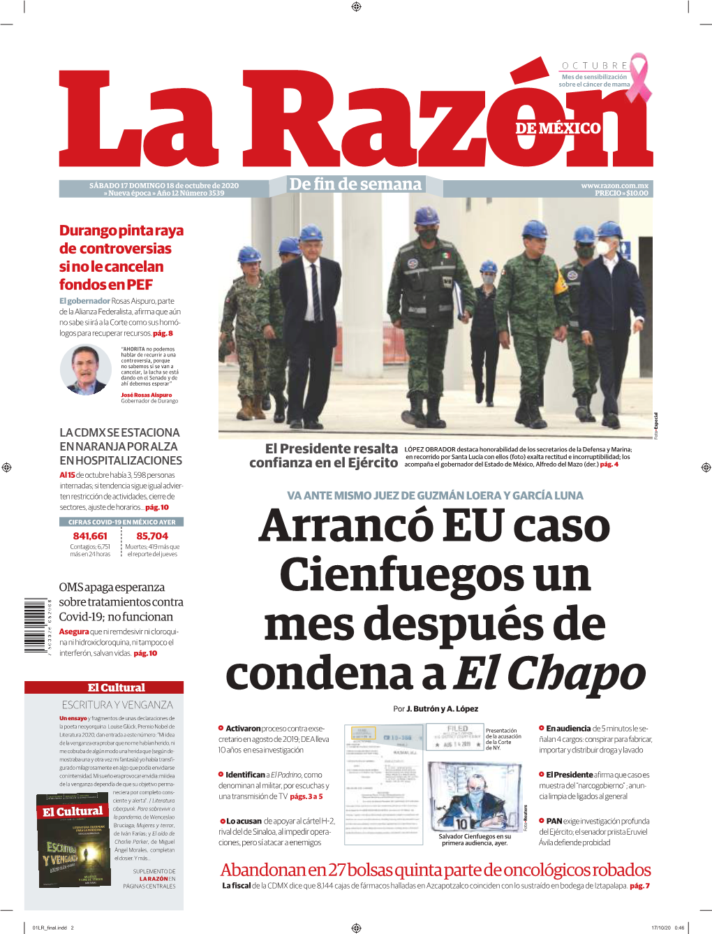 Arrancó EU Caso Cienfuegos Un Mes Después De Condena a El Chapo