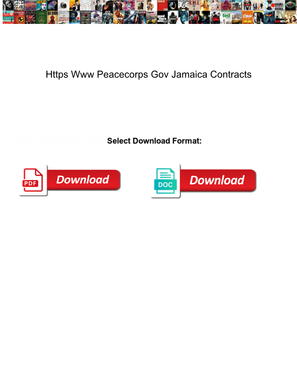 Https Www Peacecorps Gov Jamaica Contracts