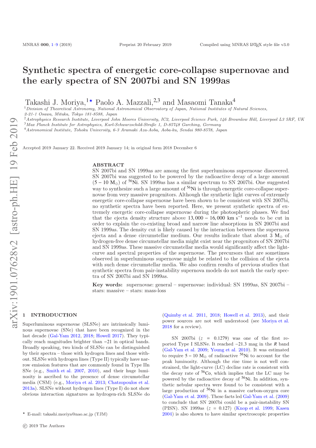 Synthetic Spectra of Energetic Core-Collapse Supernovae and The