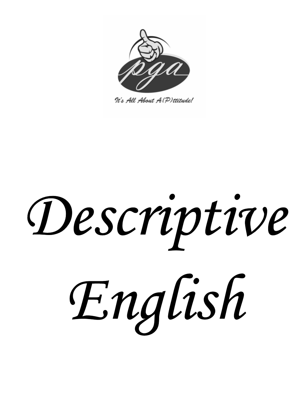 Descriptive English