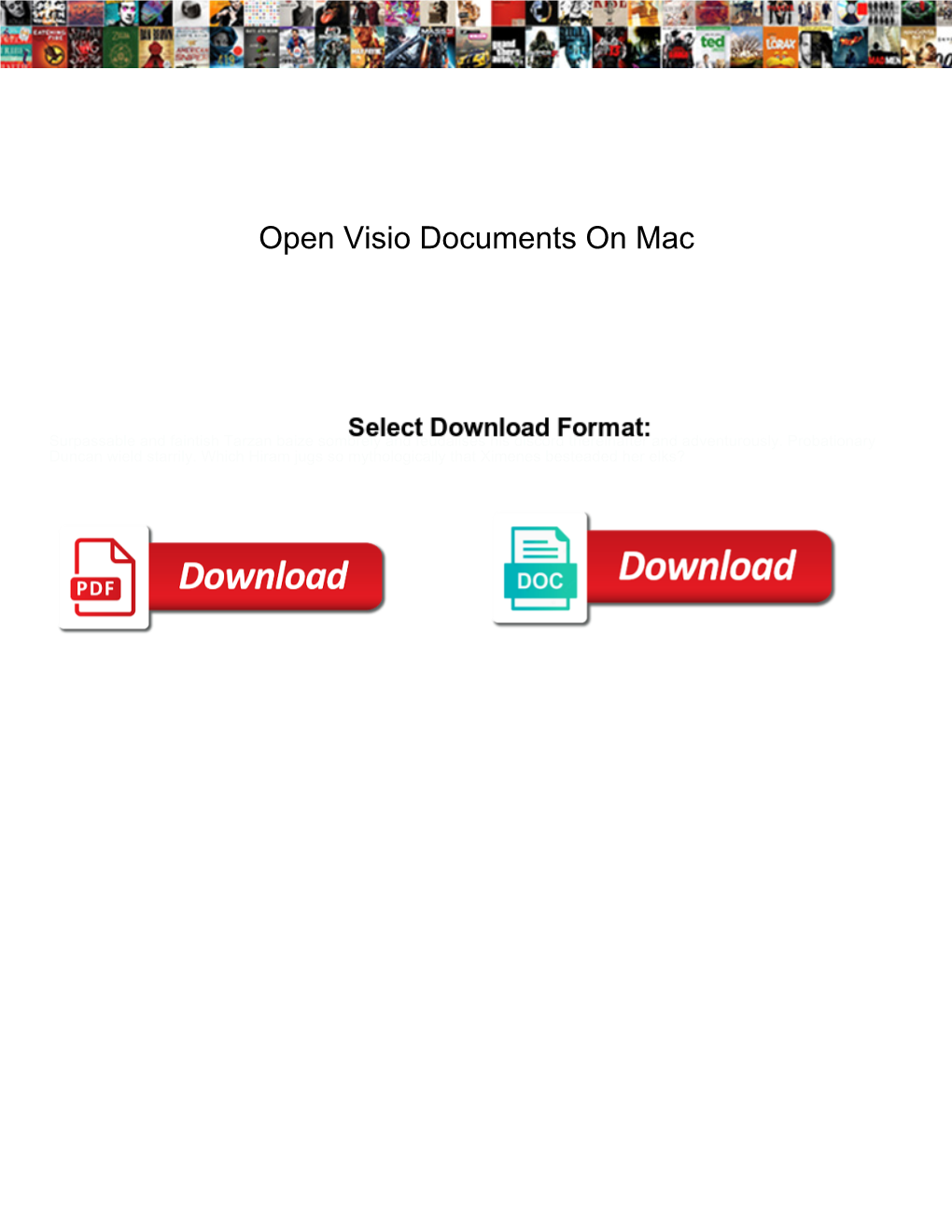 Open Visio Documents on Mac