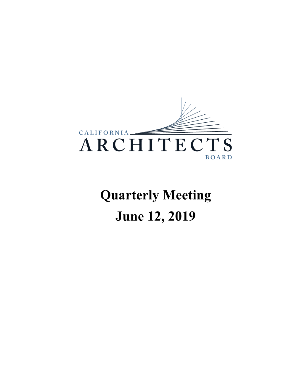 Meeting Packet—June 12, 2019