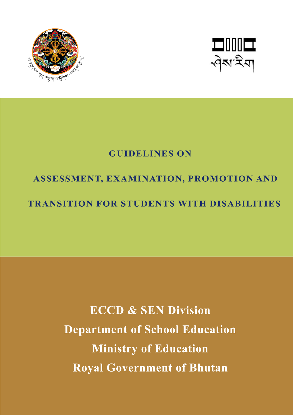 Guidelines on Assessment, Examination