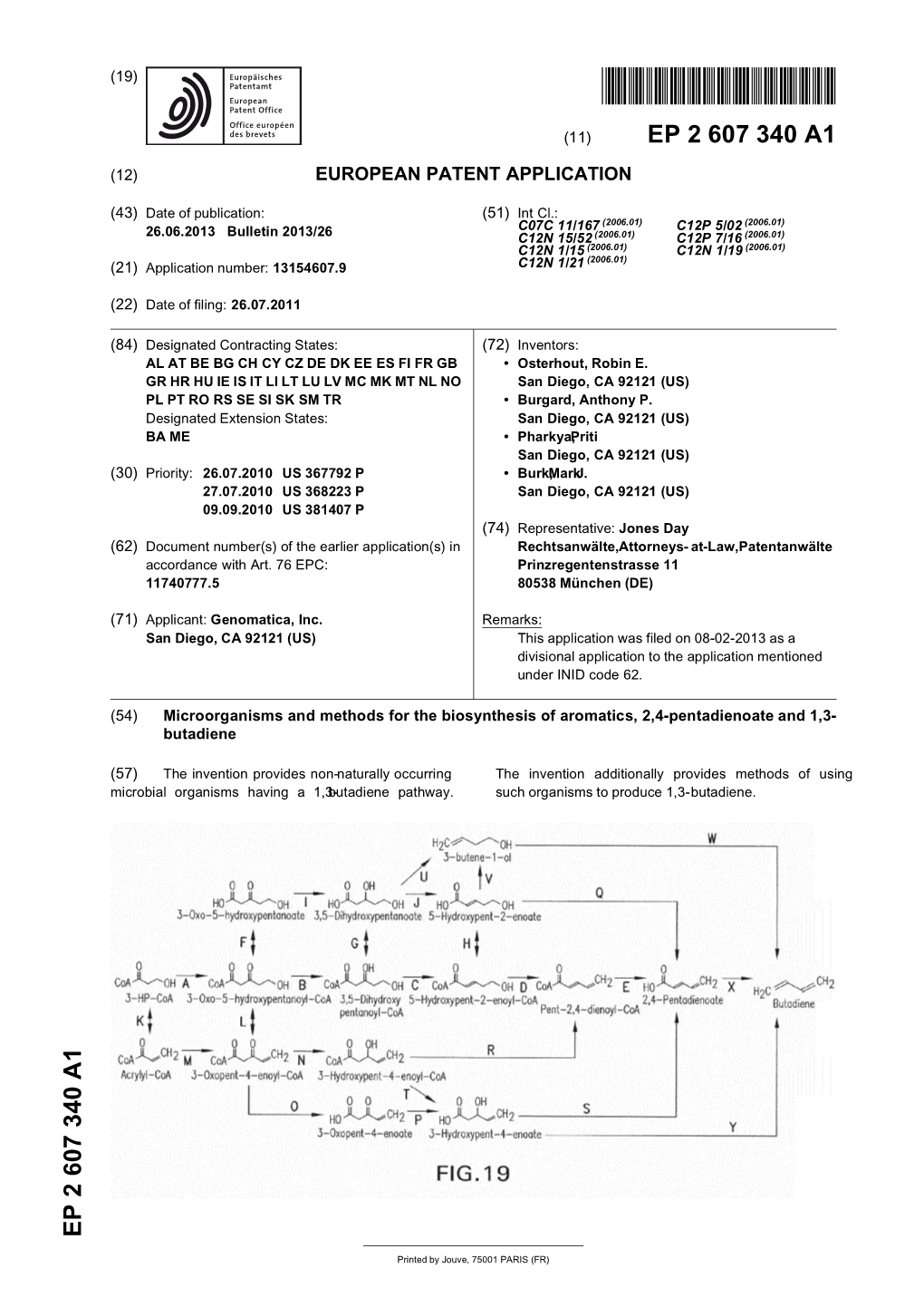 Microorganisms and Methods for the Biosynthesis of Aromatics, 2,4-Pentadienoate and 1,3- Butadiene