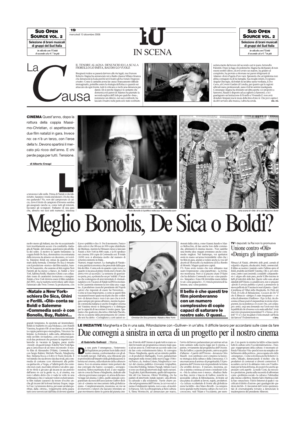 Commedia Sexi» Una Scena Di «Olè» Di E Con Massimo Boldi Meglio Bonolis, De Sica O Boldi? Molto Meno Gli Italiani, Ma Che Sta Acquistando Il Poco Pubblico Che C'è