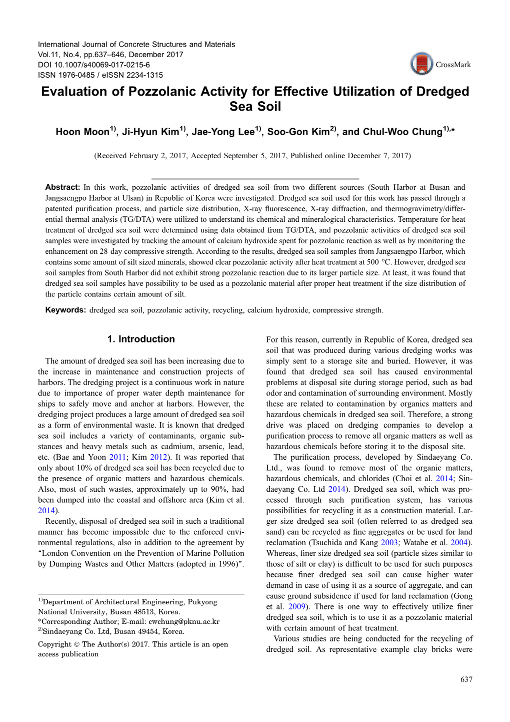 Evaluation of Pozzolanic Activity for Effective Utilization of Dredged Sea Soil