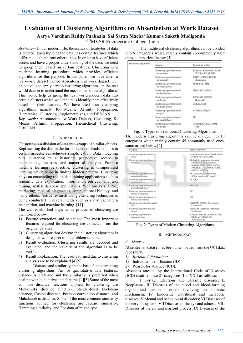 International Journal for Scientific Research & Development