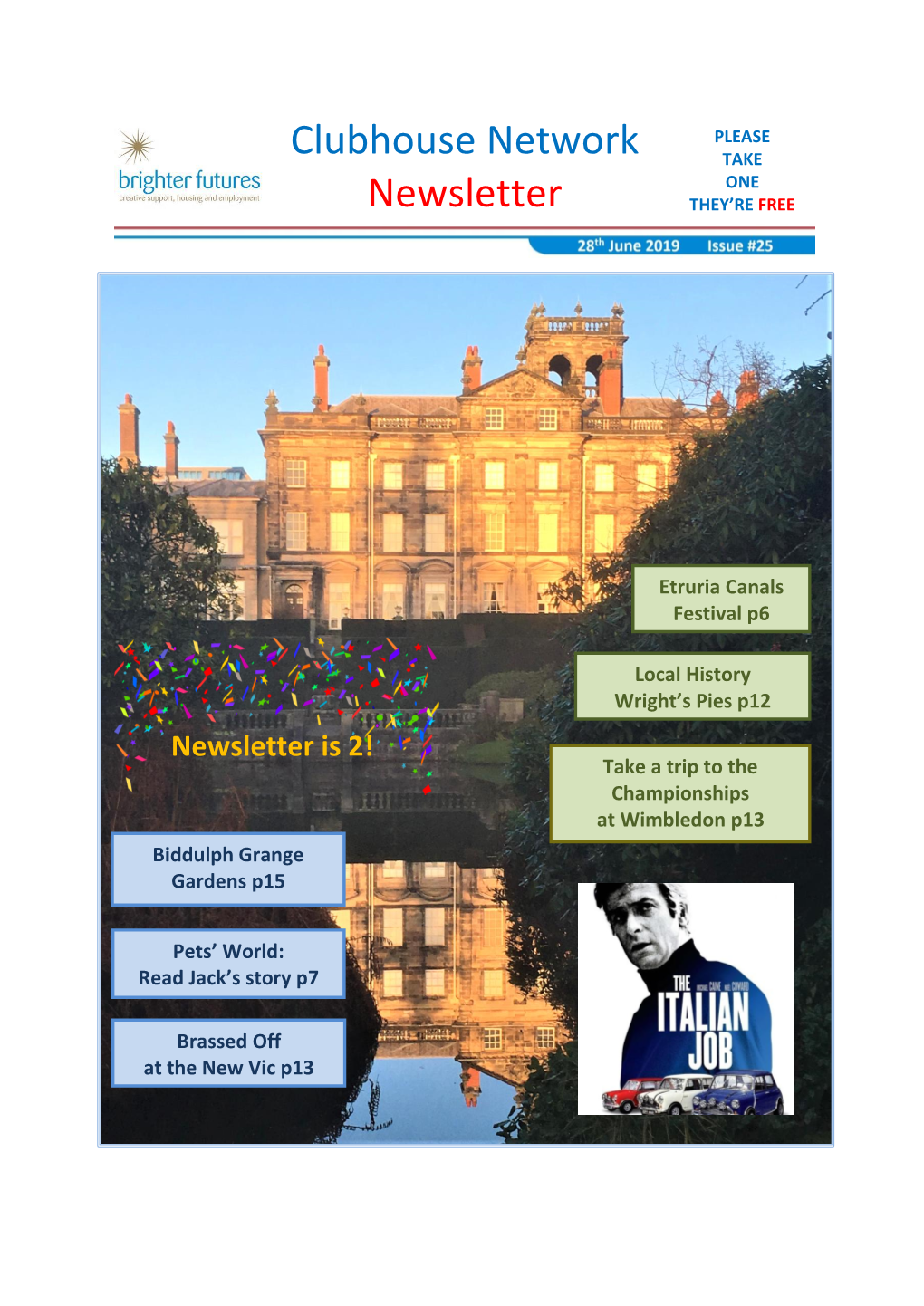 Clubhouse Network Newsletter Issue