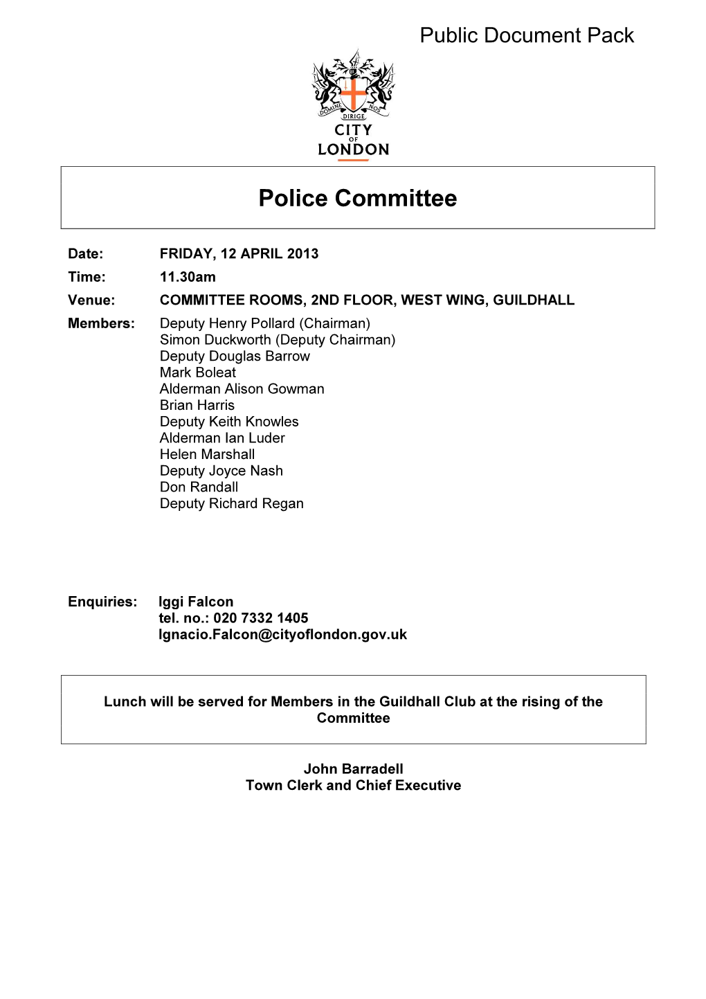 Police Committee