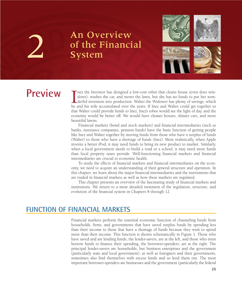 Function of Financial Intermediaries: Indirect Finance