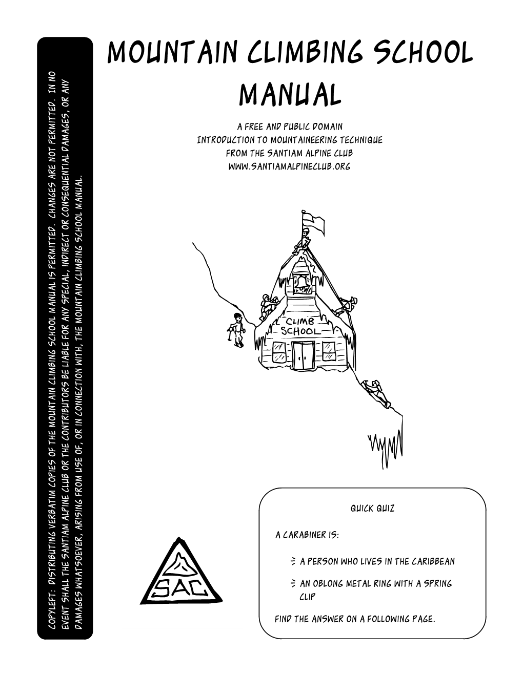 Mountain Climbing School Manual