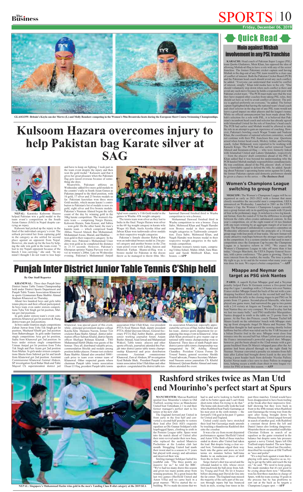 Kulsoom Hazara Overcomes Injury to Help Pakistan Bag Karate