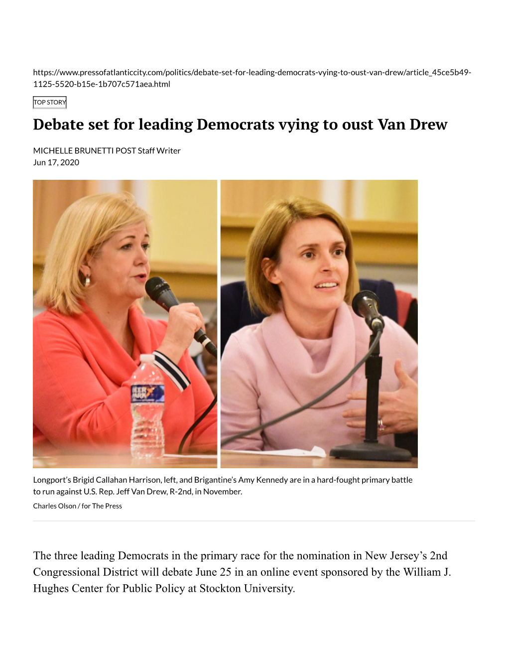 Debate Set for Leading Democrats Vying to Oust Van Drew