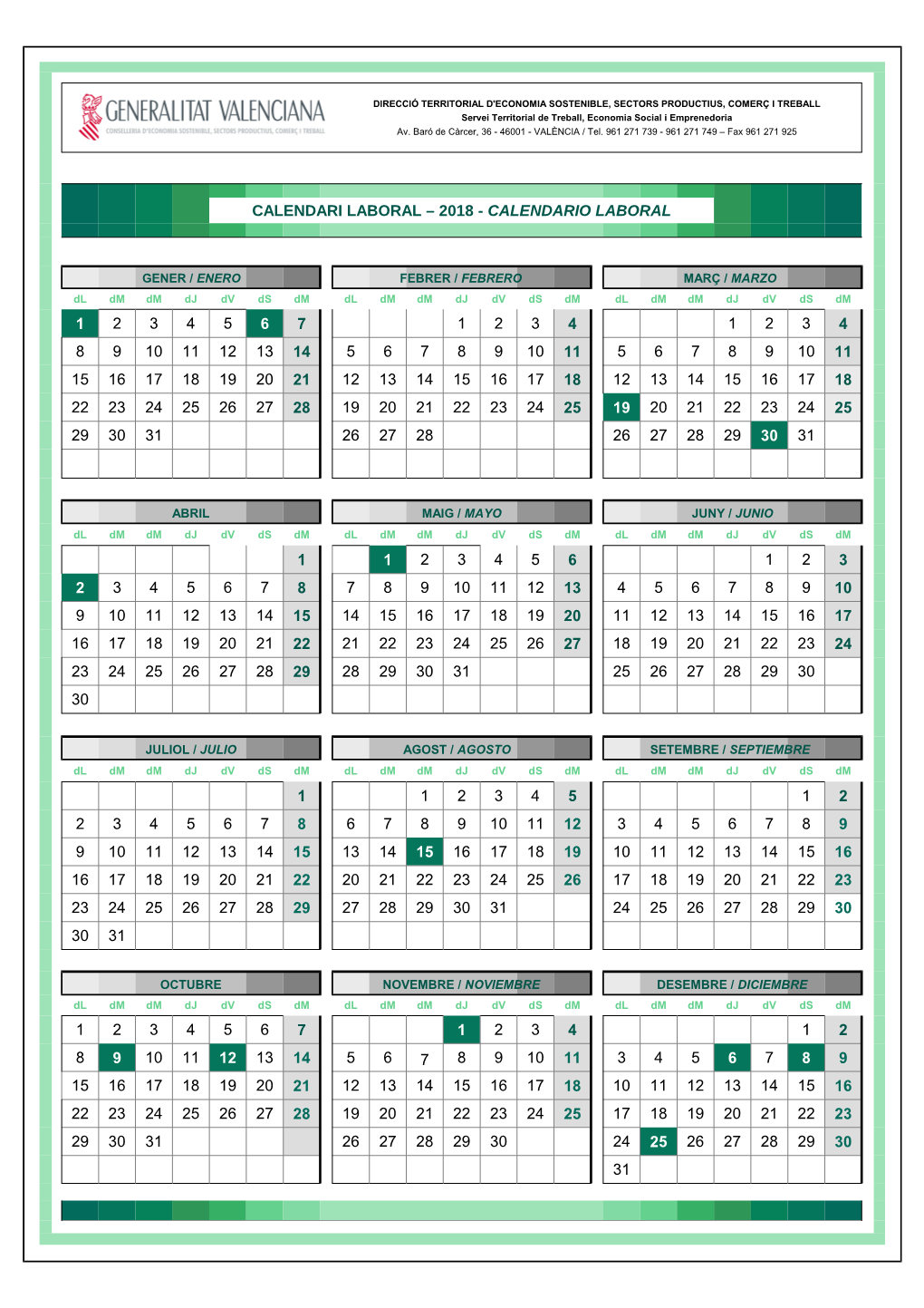 CALENDARIO+LABORAL+2018.Pdf