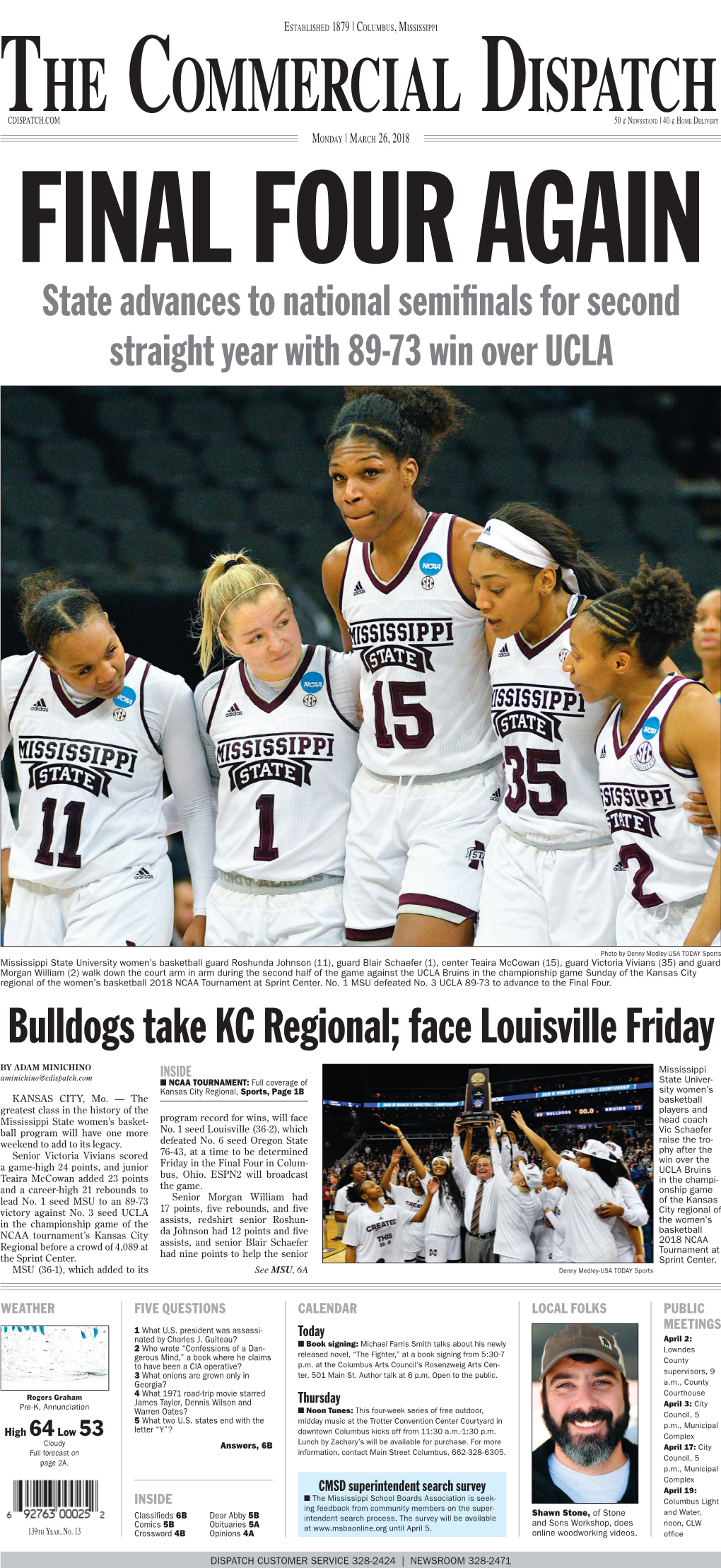 Bulldogs Take KC Regional; Face Louisville Friday
