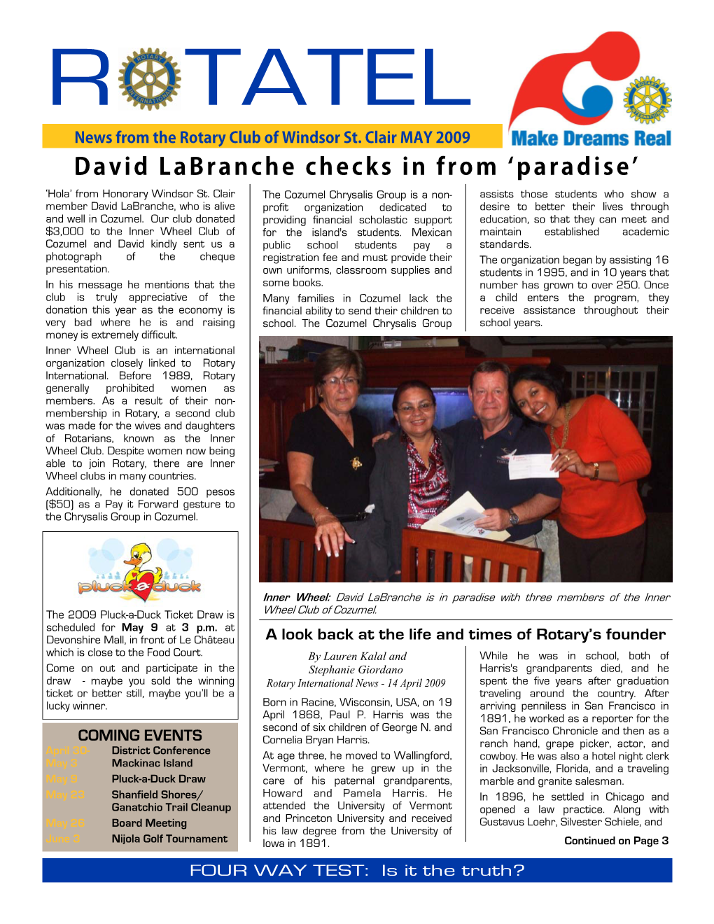 David Labranche Checks in from Paradise
