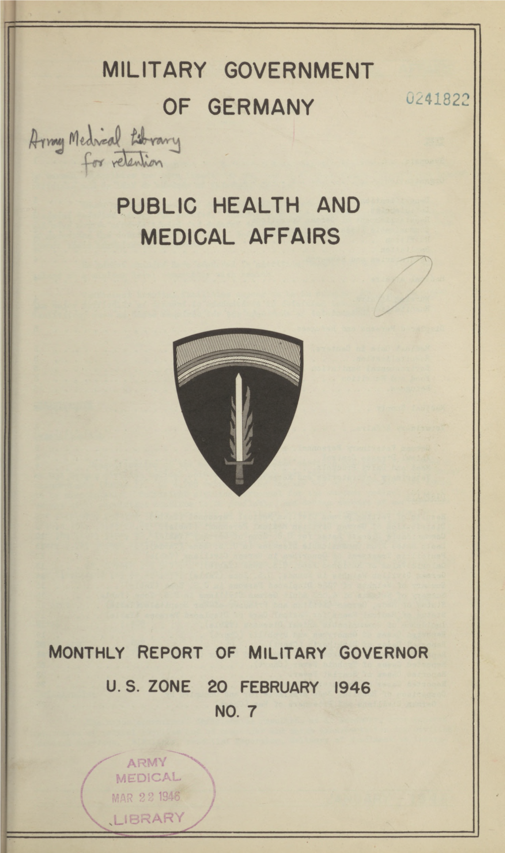 Public Health and Medical Affairs