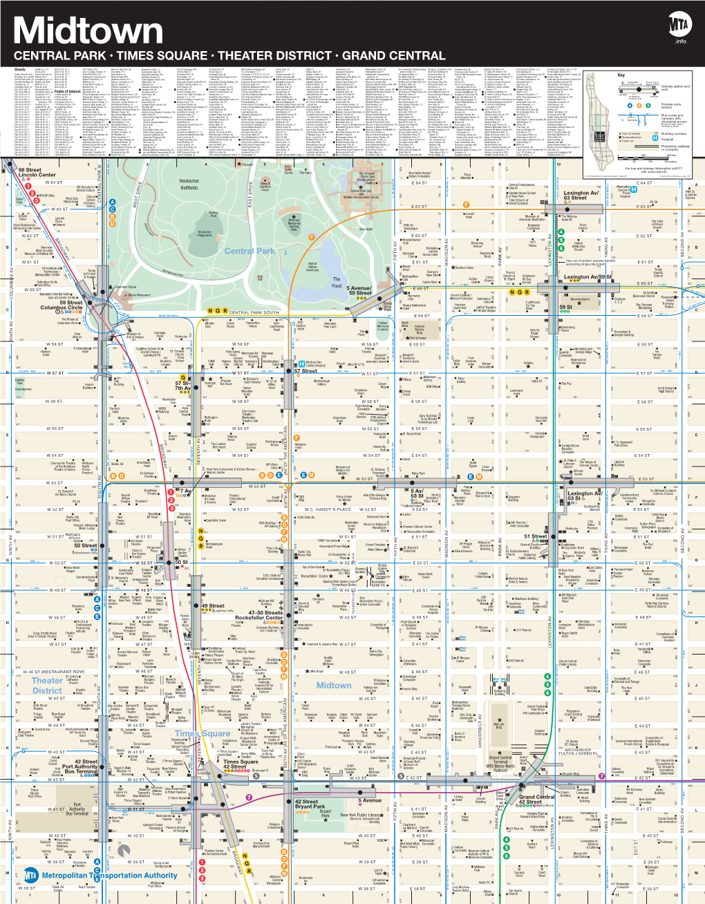 MTA Neighborhood Maps: Midtown