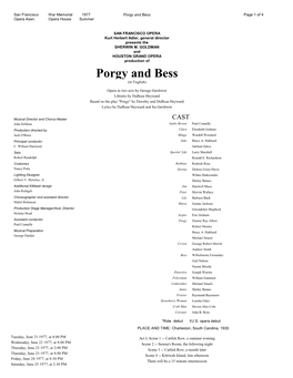 Porgy and Bess Page 1 of 4 Opera Assn