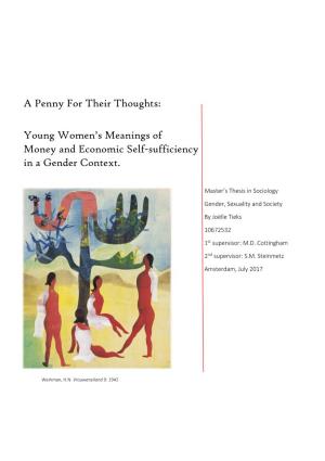 Young Women's Meanings of Money and Economic Self-Sufficiency in A