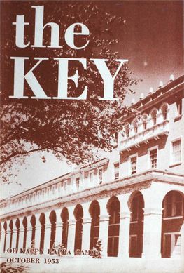 THE KEY VOL 70 NO 3 OCT 1953.Pdf