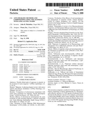 United States Patent (19) 11 Patent Number: 6,060,499 Plachetka (45) Date of Patent: *May 9, 2000