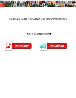 Cageside Seats New Japan Cup Recommendations