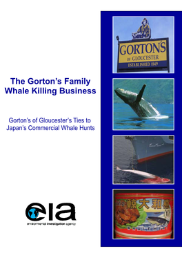 The Gorton's Family Whale Killing