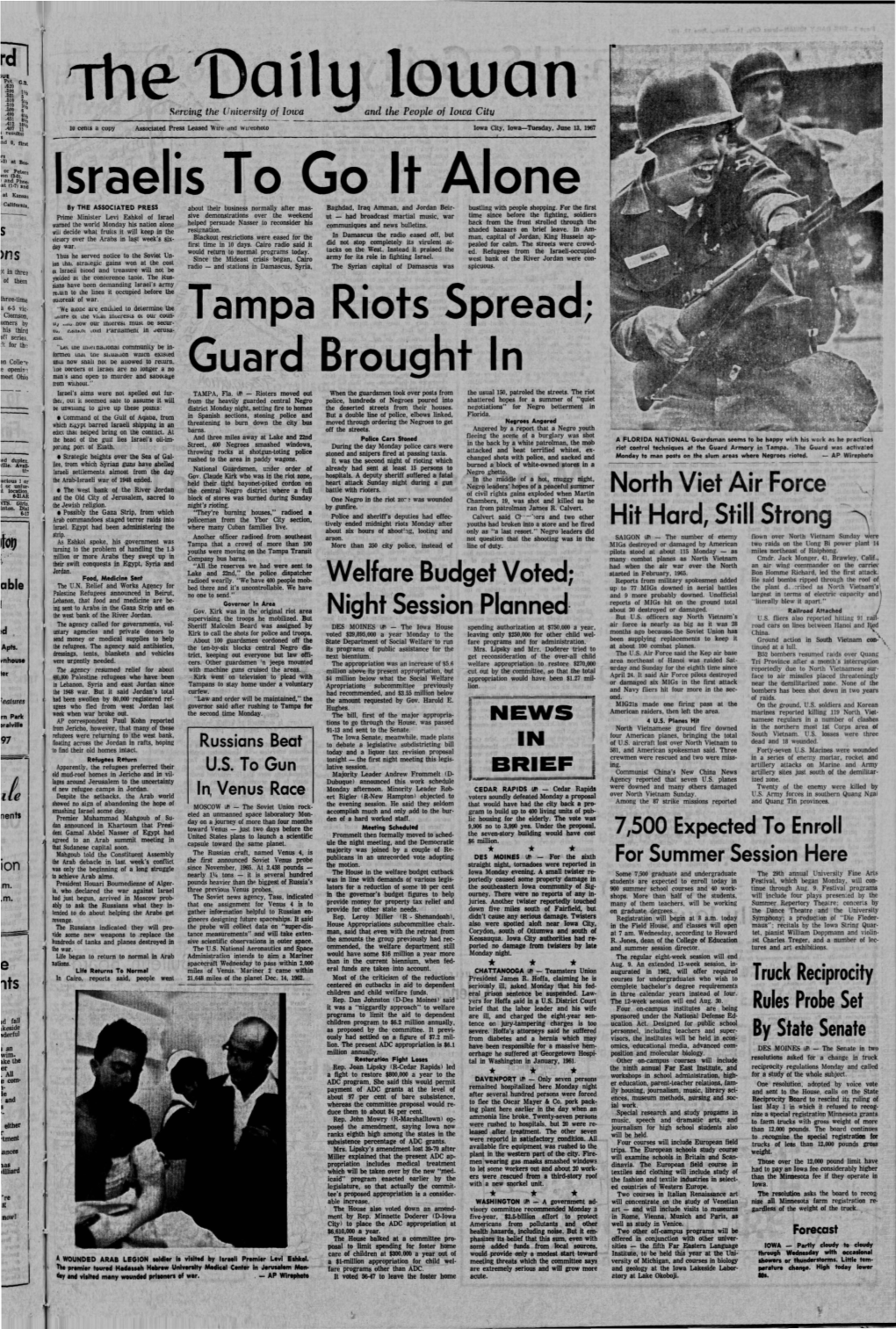 Daily Iowan (Iowa City, Iowa), 1967-06-13