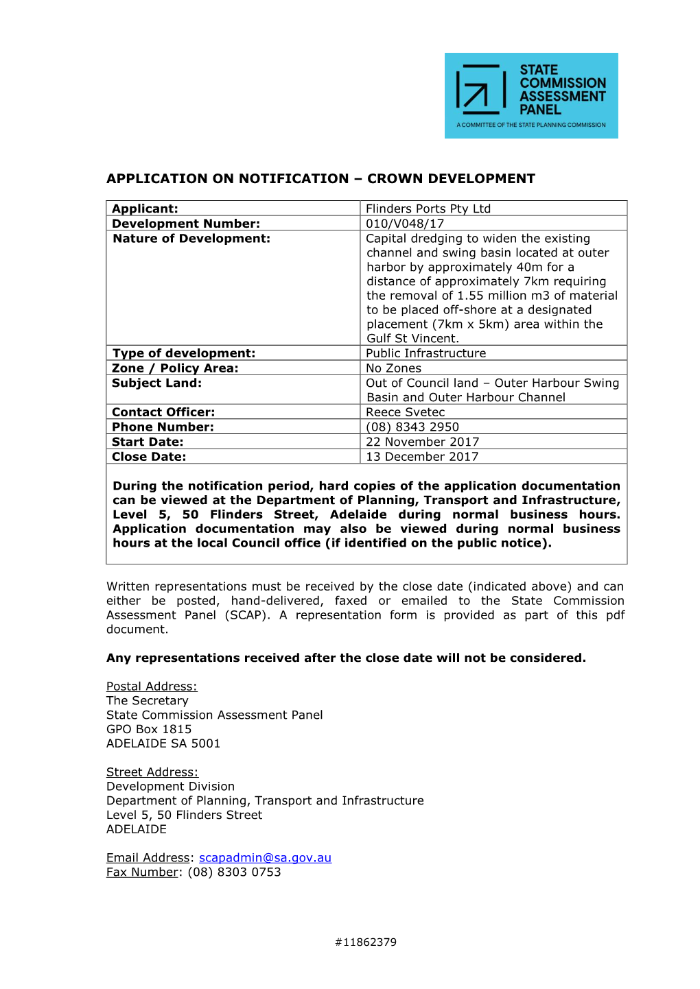 Port Adelaide Outer Harbor Channel Widening - Dredge Plume Modelling Report